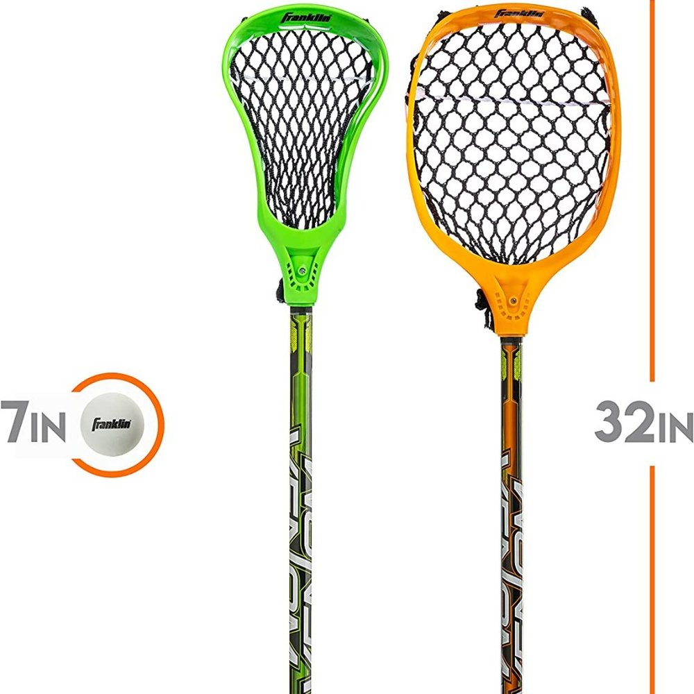 NEW Franklin Sports Youth Lacrosse Folding Goal Stick Ball Set Kids Beginner net - Picture 3 of 10